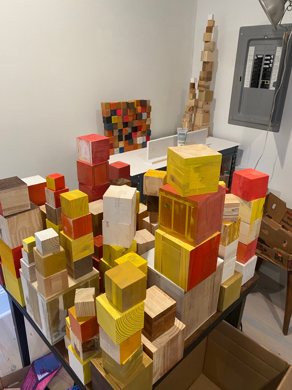 Moving cubes to the&nbsp;wall